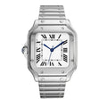 Classic Square 40 – Silver Dial | Steel Case & Integrated Bracelet