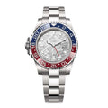 Dual Time 40 – Meteorite Dial | Steel Bracelet & Ceramic 24H Bezel